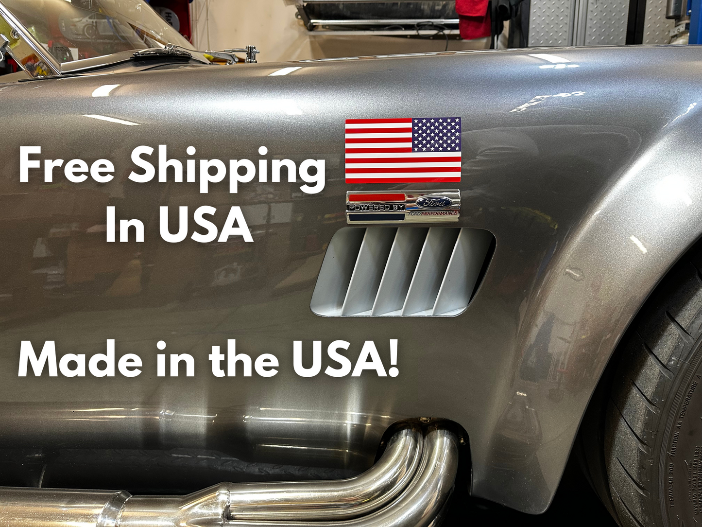 American Flag Decal Set