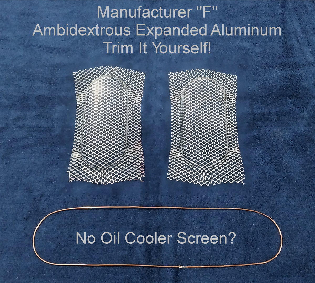 Brake Duct and Oil Cooler Screen Kit